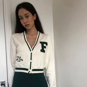 Fila x Urban Outfitters Varsity Tennis Cardigan
